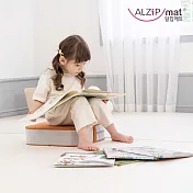 【ALZIP】韓國手工製兒童增高坐墊 - 三色 橘色