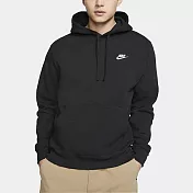 NIKE AS M NSW CLUB HOODIE PO BB 男 連帽上衣 BV2655010 L 黑