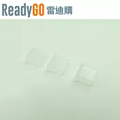 【ReadyGO雷迪購】超實用線材配件Apple 8pin Lightning專用公頭接口必備高品質矽膠防塵蓋(透明6入裝)