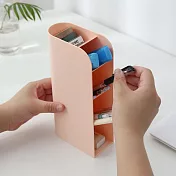 IDEA-多功能文具小物件收納筆筒 粉色