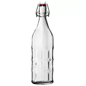 《Utopia》扣式密封玻璃水瓶(格紋1L) | 水壺
