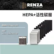 適用 Honeywell HPA-5350WTW HRF-R1 APP1AP 抗敏HEPA活性碳 空氣清淨機 一年份