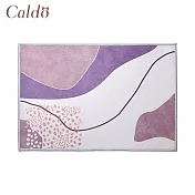 【Caldo卡朵生活】紫粉斑紋臥室絨毛地墊
