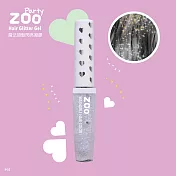 【ZOO ㄖㄨˋ】魔法頭髮閃亮凝膠｜#H4 棉花糖（透明螢光彩色亮粉）#頭髮亮粉 #水洗即掉 #速乾不黏