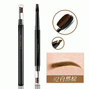 【牙刷式刷頭】CINQUAIN 思珂 3D立體雙頭眉刷塑形筆 0.3g (#02自然棕 /#03咖啡棕 )  #02自然棕