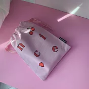 束口袋M【nice櫻桃】-韓國sogon sogon帆布包