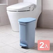《真心良品》艾莉腳踏緩降式垃圾桶12L-2入組