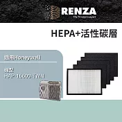 適用 Honeywell 16600 XRF-16600 空氣清淨機 HEPA+活性碳 濾芯