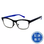 【SUNS】薄鋼鏡框+複合材質鏡腳 漸灰+深藍框雙色系列 15246光學鏡框
