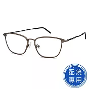 【SUNS】鋁銀方框+黑色鏡腳 合金+板料面框鏡架 15276光學鏡框