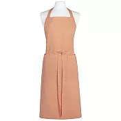 《NOW》平口雙袋圍裙(奶油橘) | 廚房圍裙 料理圍裙 烘焙圍裙