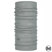 【BUFF西班牙】舒適素面 125 gsm-美麗諾羊毛頭巾- 素面淺灰