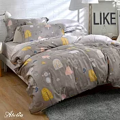 英國Abelia《夏日狐狸》雙人天絲木漿纖維四件式兩用被床包組