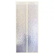 【EZlife】EVA防冷氣外洩防蚊魔術貼門簾- 水立方米色