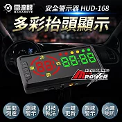 征服者 雷達眼 HUD-168 多彩抬頭顯示安全警示器