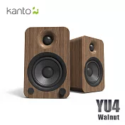 Kanto YU4 藍牙立體聲書架喇叭- 胡桃木款