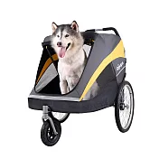 【IBIYAYA依比呀呀】FS2180 黃金巴士充氣胎寵物推車2.0進化版