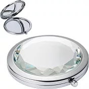 《REFLECTS》雙面隨身鏡 |鏡子 化妝鏡 - 圓晶鑽 雙面隨身鏡(圓晶鑽)