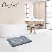 Comfort+-亮澤雪尼爾記憶綿地墊 【藍色】
