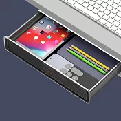 [Conalife]免釘免鑽創意隱藏式抽屜收納盒 -大款 27.5x37x7CM(1入)