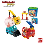 【ANPANMAN 麵包超人】麵包超人 交通工具積木樂趣桶 3歲~