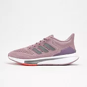 Adidas EQ21 Run [GZ4075] 女 慢跑鞋 運動 休閒 避震 透氣 路跑 回彈 緩震 愛迪達 粉紫 23.5cm 粉紅/銀