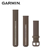 GARMIN Quick Release 20mm 矽膠錶帶 可可色