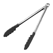 《Cuisipro》輕鬆夾餐夾 | 料理夾 分菜夾 食品夾 - 黑29cm