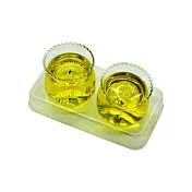 【十相字在】祥福吉利果凍蠟燭(2入) 黃色