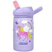 【美國 CamelBak】350ml eddy+ kids兒童吸管不鏽鋼保溫瓶(保冰) - 魔幻獨角獸