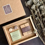 水先｜木質口罩香氛扣精油禮盒 青草地