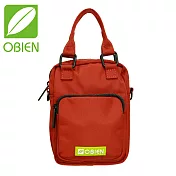 obien 歐品漾 q比 輕巧三用包 太陽橘