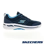 Skechers  女健走系列 GOWALK ARCH FIT 休閒鞋 124860NVMT US7.5 藍