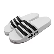adidas 拖鞋 Adilette Shower 套腳 男女鞋 愛迪達 經典款 舒適 情侶穿搭 輕便 白 黑 GZ5921