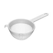 《KitchenCraft》輕巧可勾掛糖粉篩 | 過篩器 麵粉篩子 篩網 糖粉 手持麵粉篩 手持篩網 過篩網 過濾篩 - 白7cm