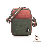 B.S.D.S冰山袋鼠 - 玩色主義 - 雙色隨身收納包【9002-OG】 甜柚綠