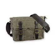 GoRetro wMB-C01 真皮油蠟郵差相機包 軍綠