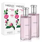 YARDLEY 雅麗 英國玫瑰淡香水(125ml)X2入