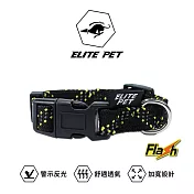 ELITE PET FLASH系列 頸圈 L 黑黃