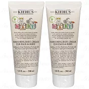 Kiehl’s 契爾氏 寶寶臉部與身體滋養乳霜(200ml)*2(公司貨)