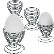 《KELA》彈簧造型蛋杯4入 | 雞蛋杯 蛋托 早午餐 餐具