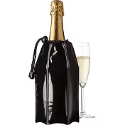 《Vacu Vin》束口軟性保冷冰桶 | 冰酒桶 冰鎮桶 保冰桶 - 黑1L