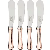 《Artesa》奶油抹刀4入 | 抹刀 果醬刀 - 玫瑰金