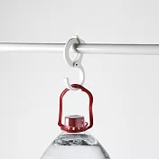 E.City_創意多功能S型可調節卡扣掛勾(2入) 白色