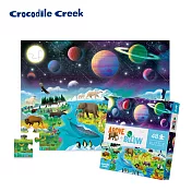 【美國Crocodile Creek】探索主題拼圖48片-探索地球宇宙