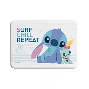 【迪士尼】外星人系列-三眼怪VS史迪奇 珪藻土吸水肥皂墊12*8cm 矽藻土 玩具總動員_ 條紋史迪奇