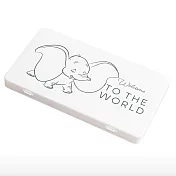 迪士尼簡約風防疫口罩盒/零錢盒/收納盒/文具盒_ 簡約小飛象