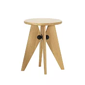 Vitra Tabouret Bois 標準圓凳 （淺橡木）