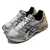 Asics 復古慢跑鞋 GEL-Kayano 14 男鞋 白銀 黑金 運動休閒鞋 AT 1201A019-102