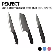 理想PERFECT 極緻不鏽鋼三件套刀組(主廚刀/切片刀/水果刀)